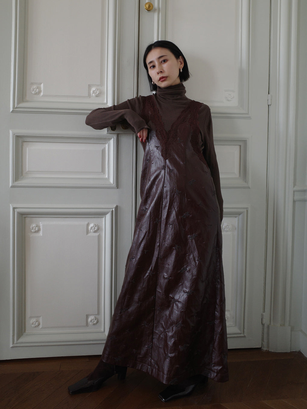 CHRISTINE EMBROIDERY DRESS