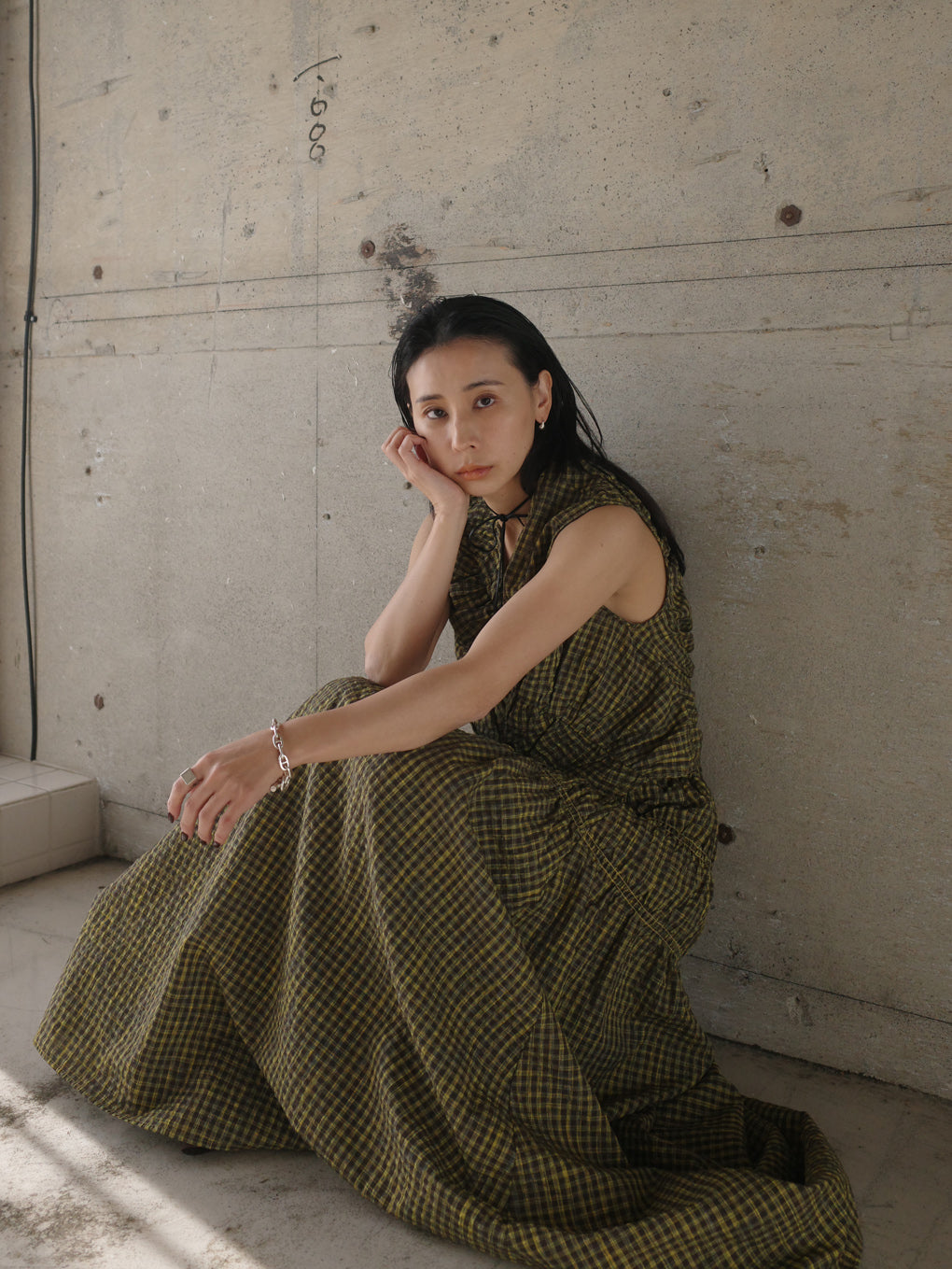 MEDI 2WAY SHIRRING TOP WITH SKIRT