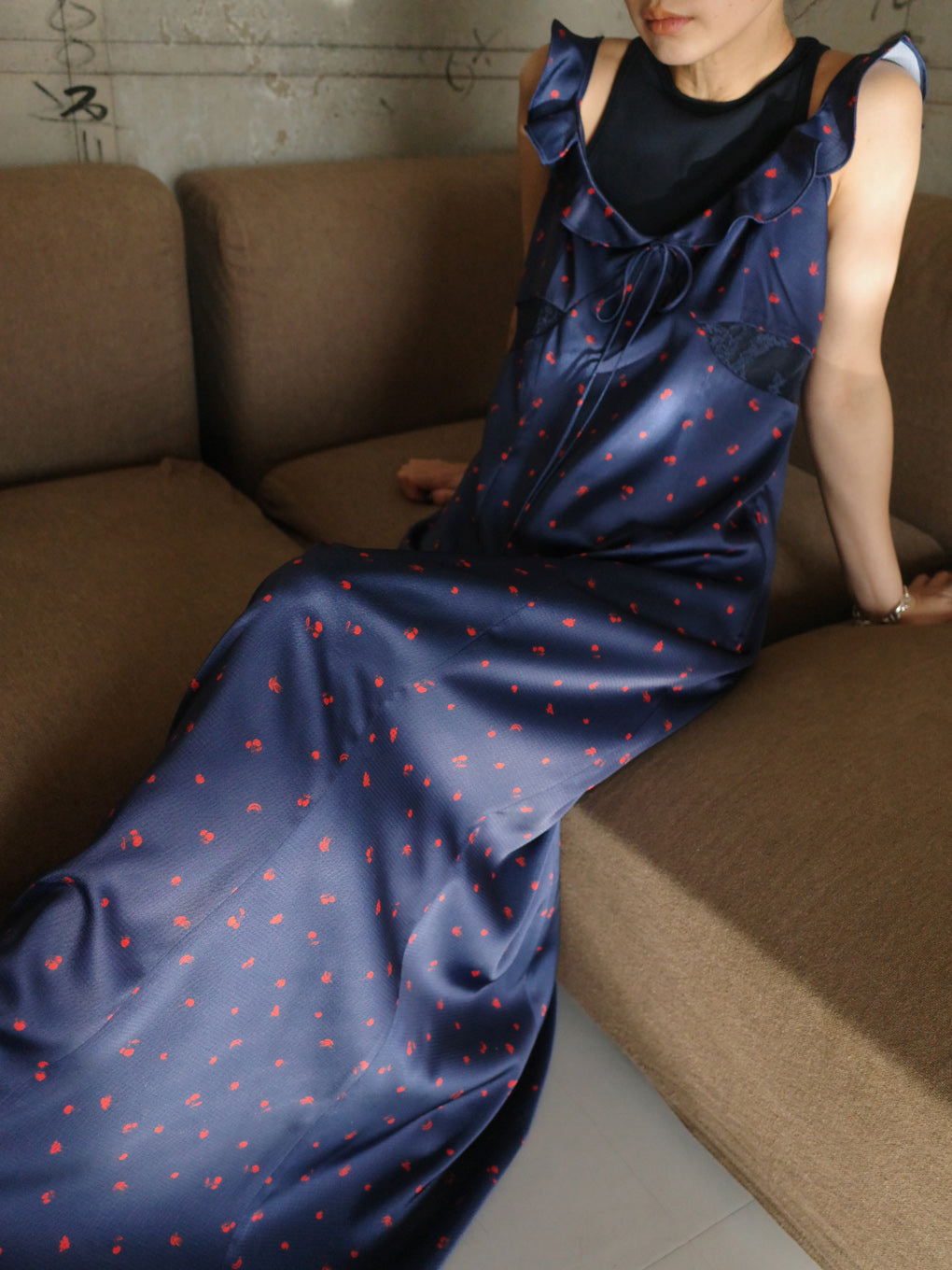 MEDI FRUIT DOT CAMISOLE DRESS