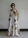 FRENCH MOTIF OIL PAINT DRESS