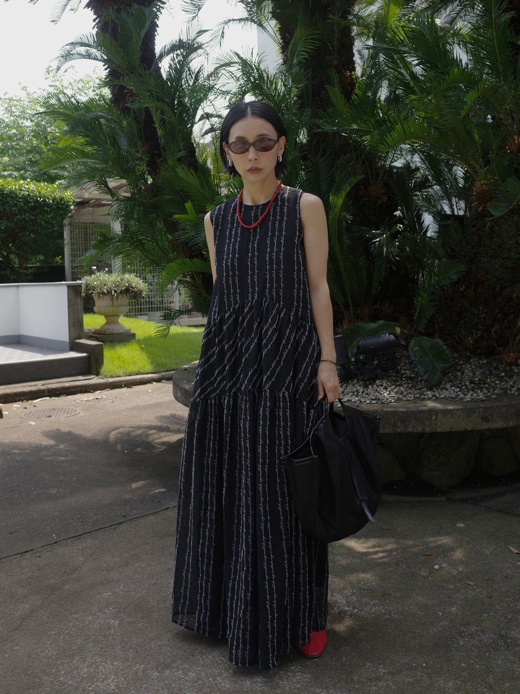 JERRY SHEER TWEED DRESS