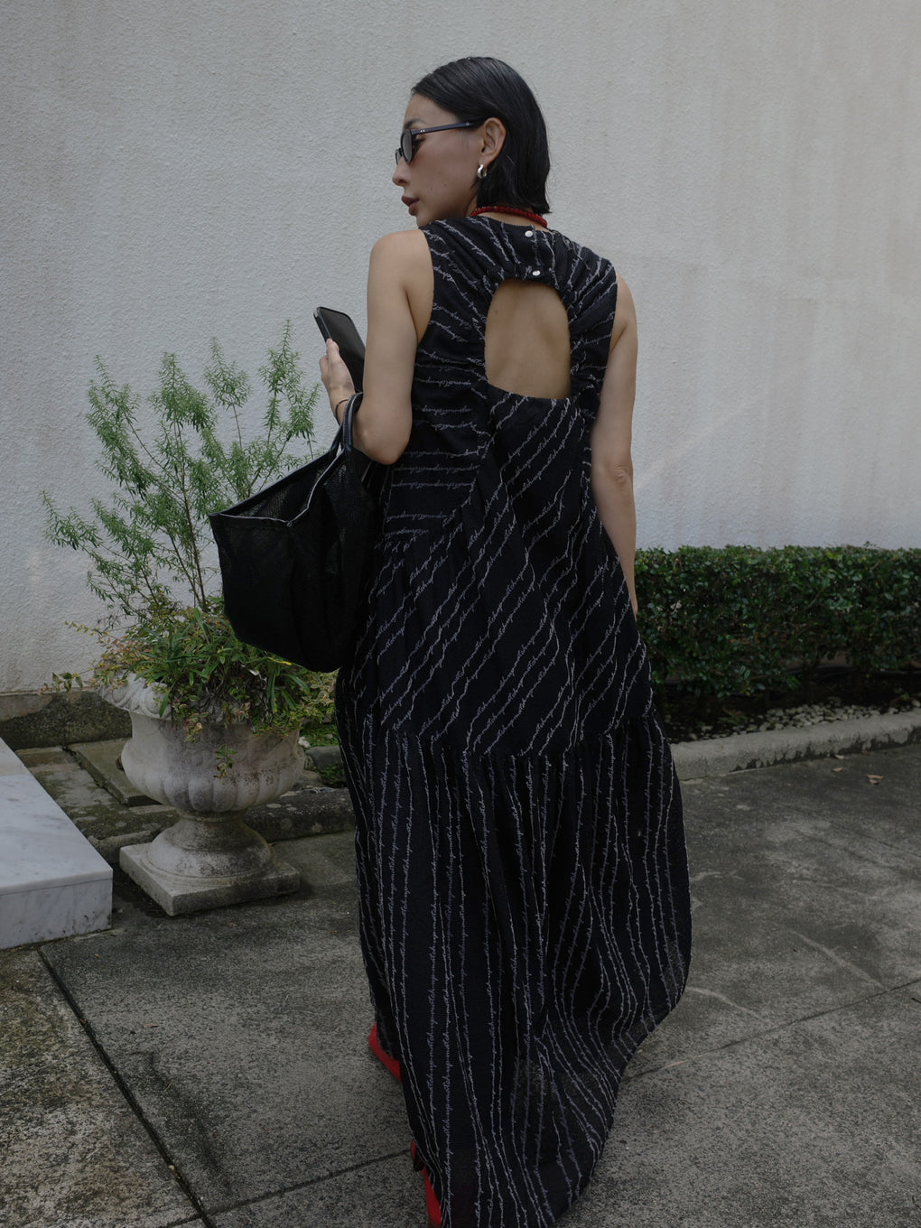 JERRY SHEER TWEED DRESS