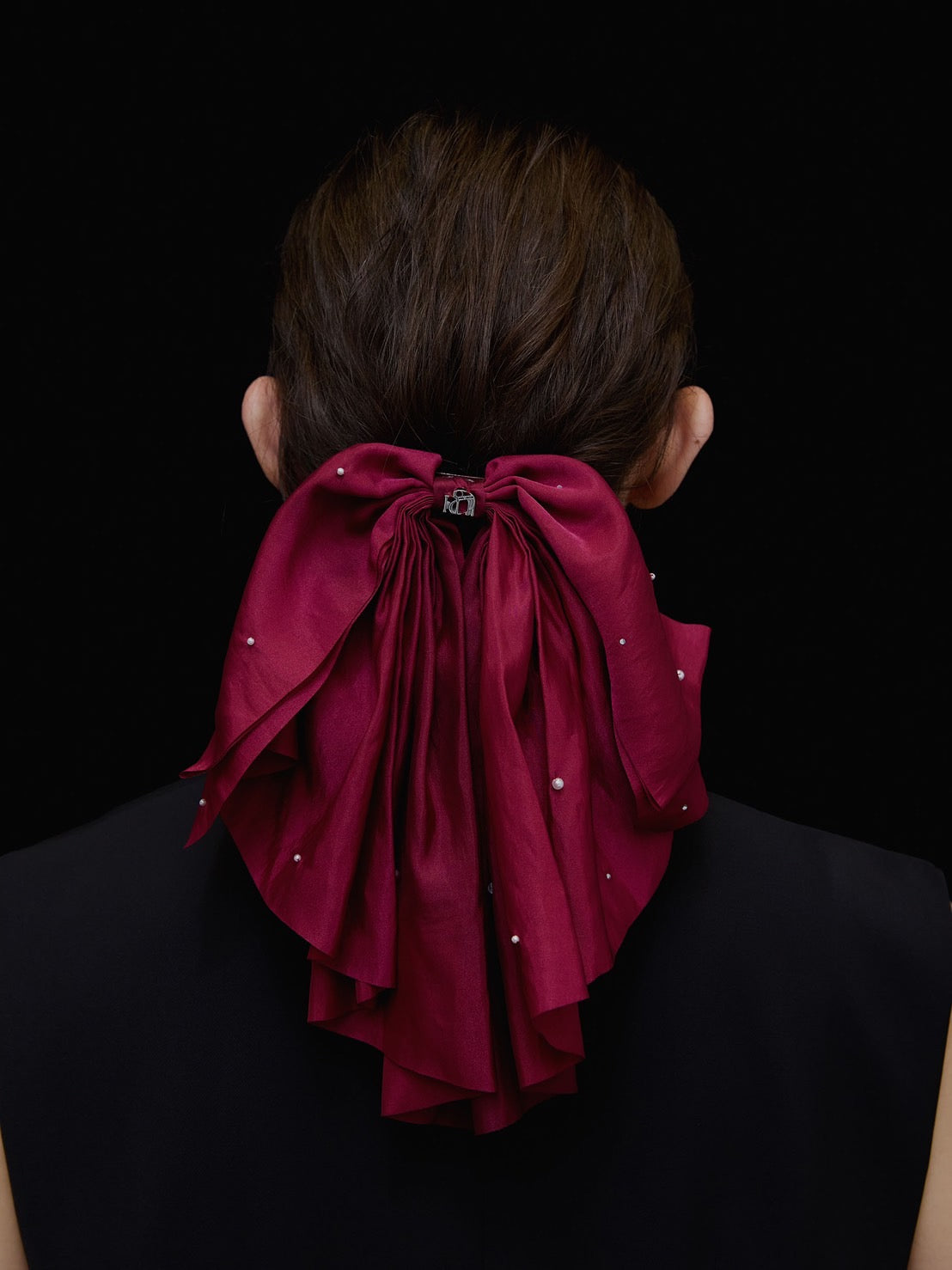 BIG RIBBON BARRETTE
