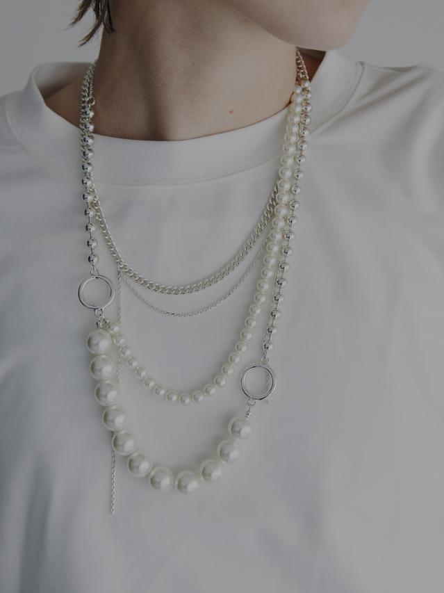 2WAY STACKING PEARL NECKLACE