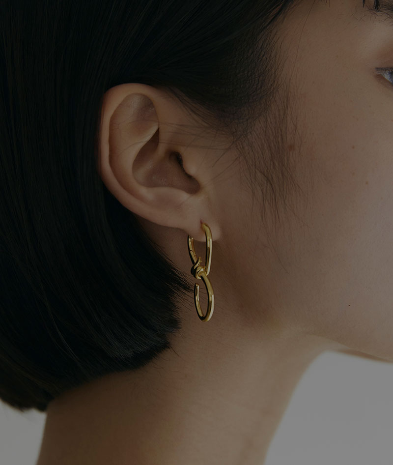 定価2.8万 MARIA BLACK Elna Pierced Earring